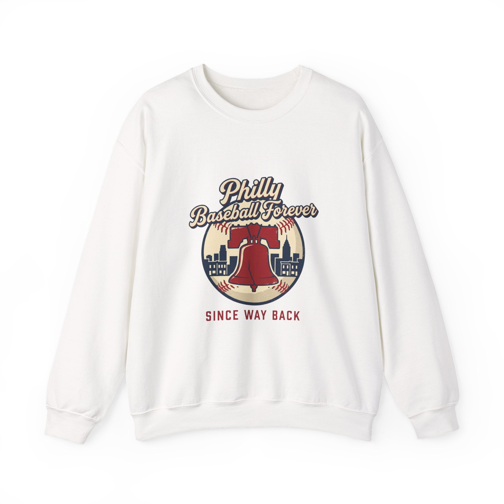 Philly Baseball Forever Crewneck Sweatshirt | city pride, vintage script