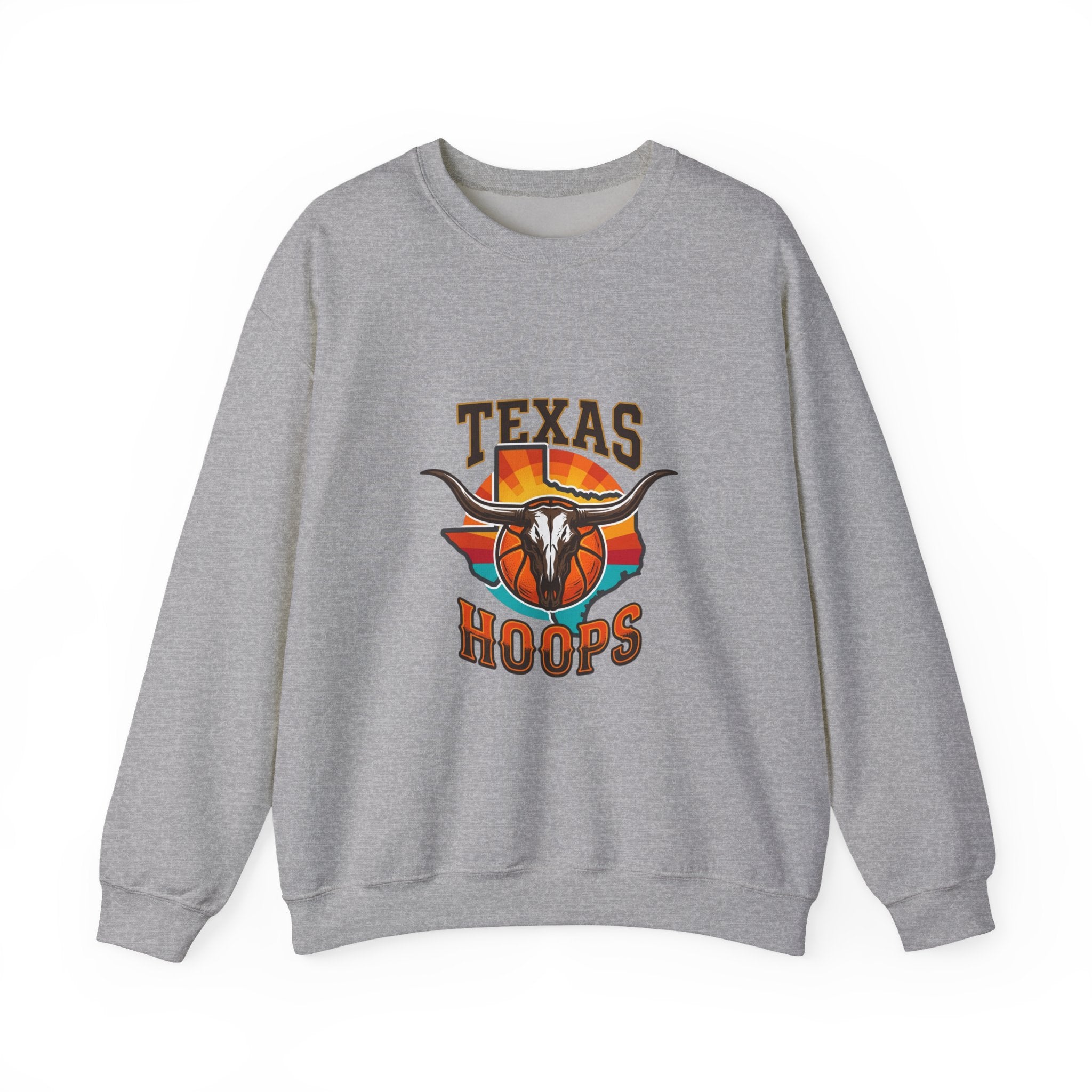 Texas Hoops Longhorn Logo Sweatshirt | Texas pride, basketball, western varsity