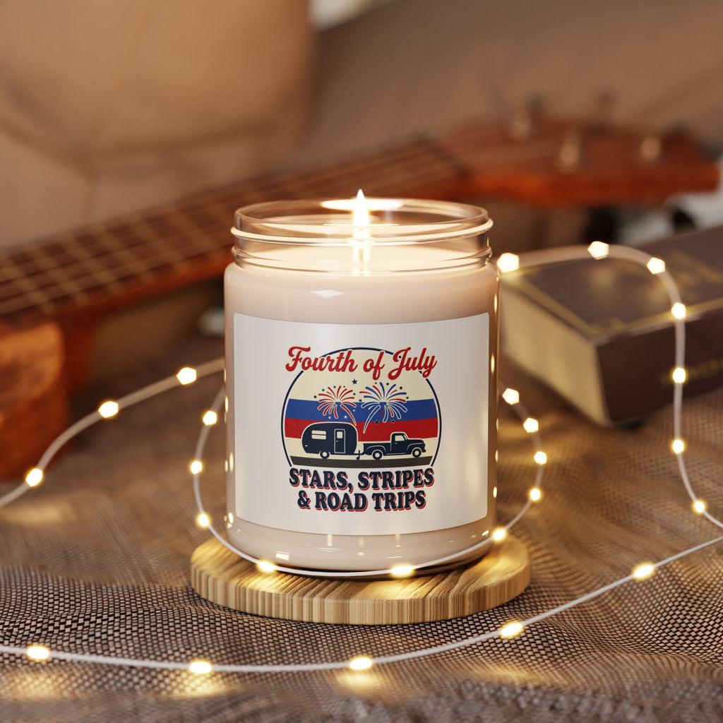 Stars, Stripes & Road Trips Candle | 4th of July, Americana, vintage USA