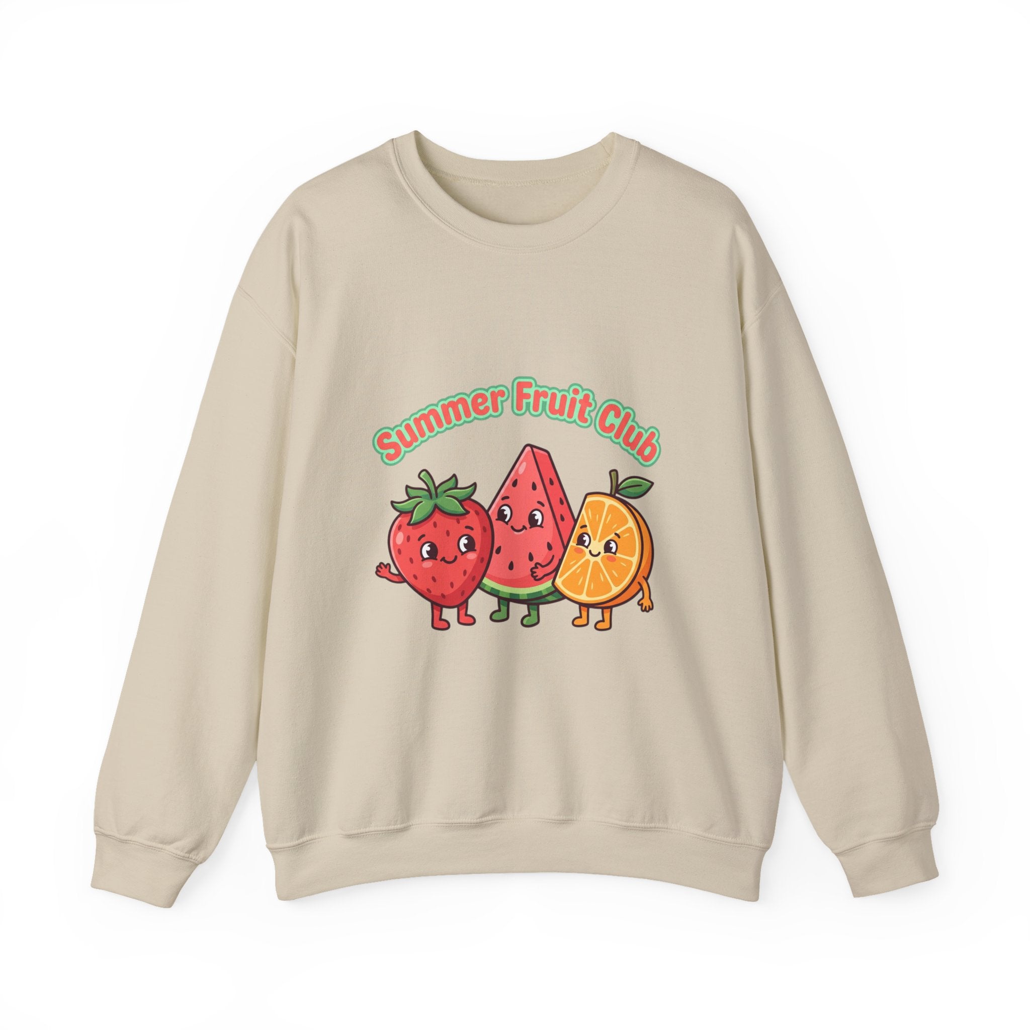 Summer Fruit Club Sweatshirt | strawberry watermelon orange, picnic aesthetic