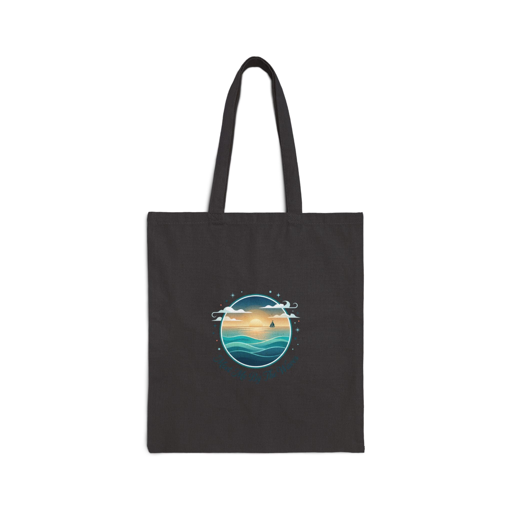 Seaside Sunset Circle Tote | coastal aesthetic, sea breeze