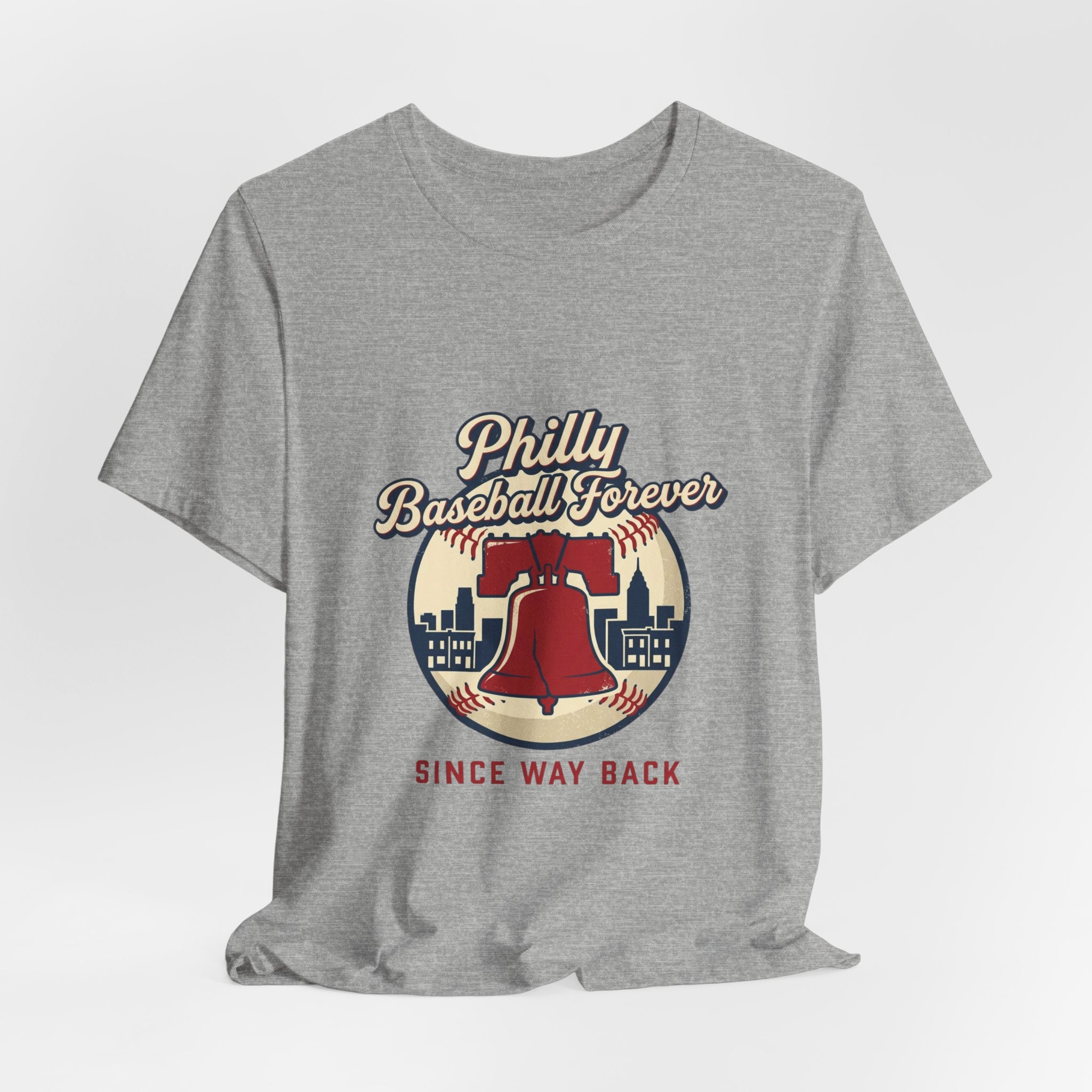 Philly Baseball Forever Tee | city pride, vintage script, athletic