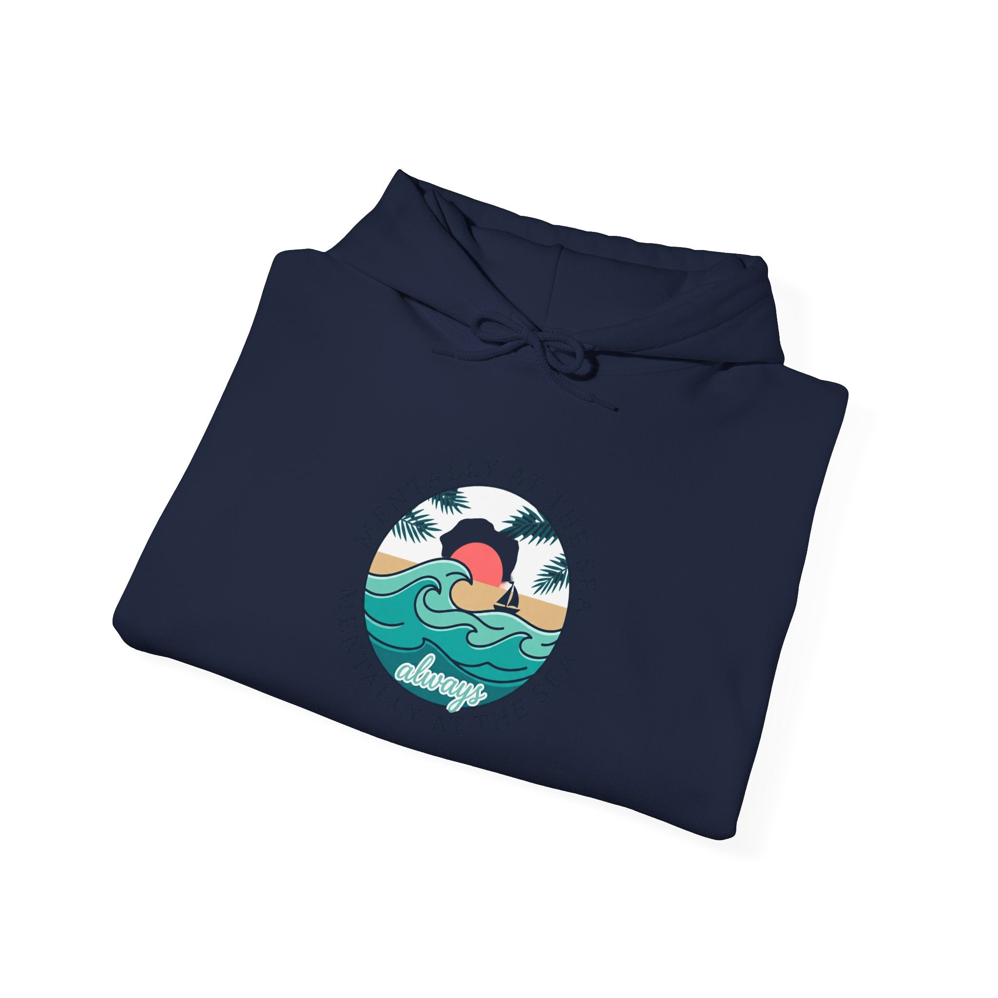 Coastal Sunset Wave Graphic Hoodie | coastal aesthetic, sea breeze