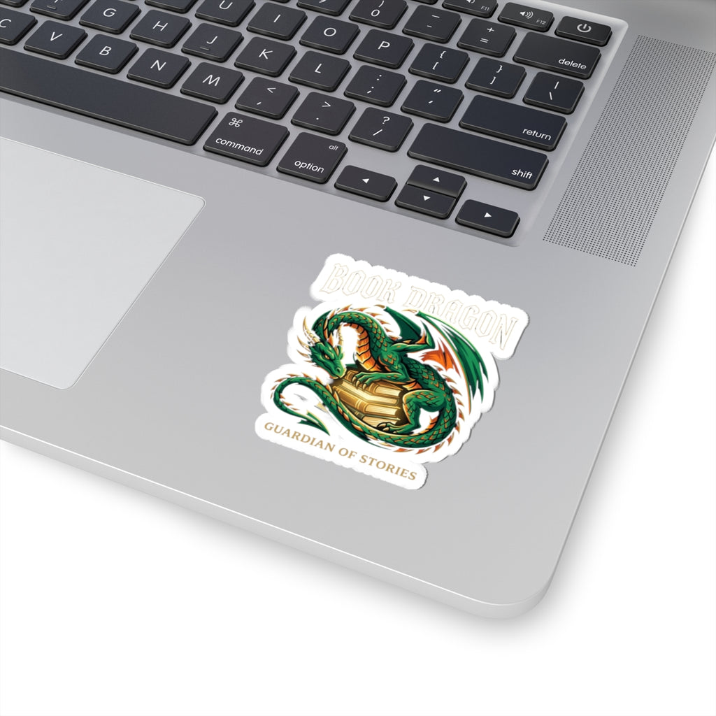 Book Dragon Sticker | dragon, fantasy art, mythical creature