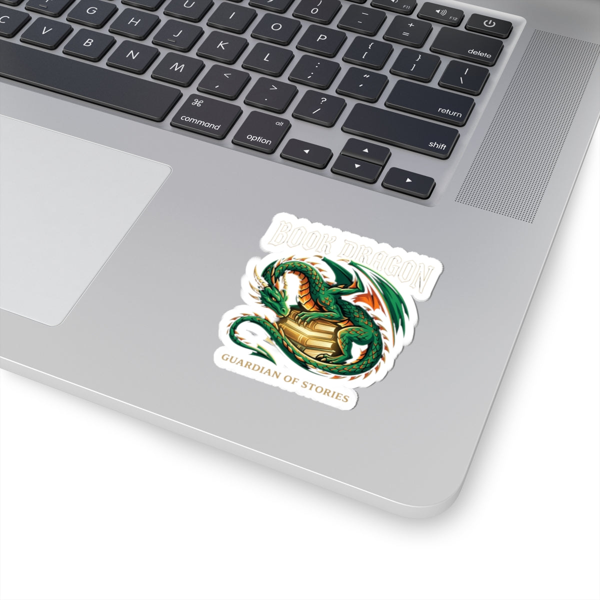 Book Dragon Sticker | dragon, fantasy art, mythical creature