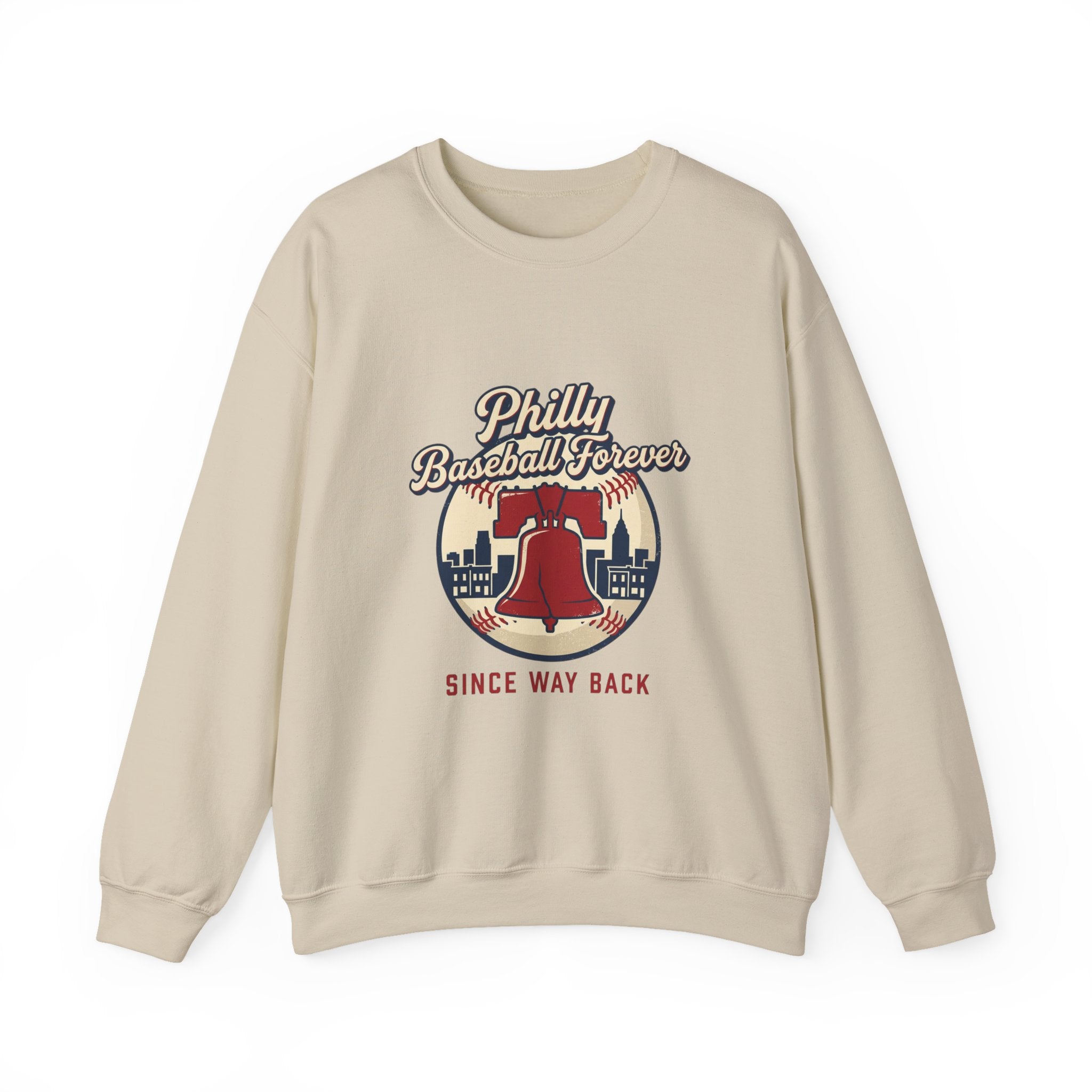 Philly Baseball Forever Crewneck Sweatshirt | city pride, vintage script