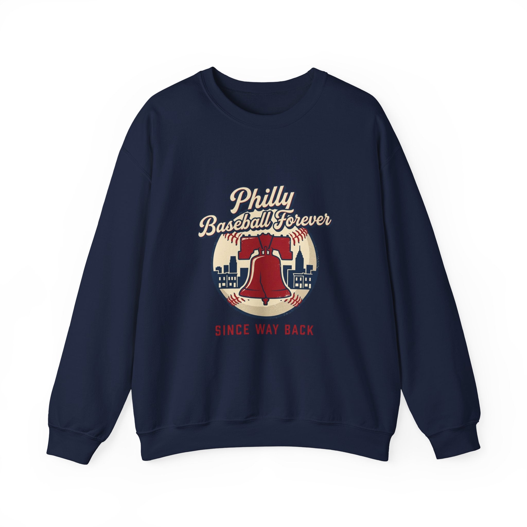 Philly Baseball Forever Crewneck Sweatshirt | city pride, vintage script