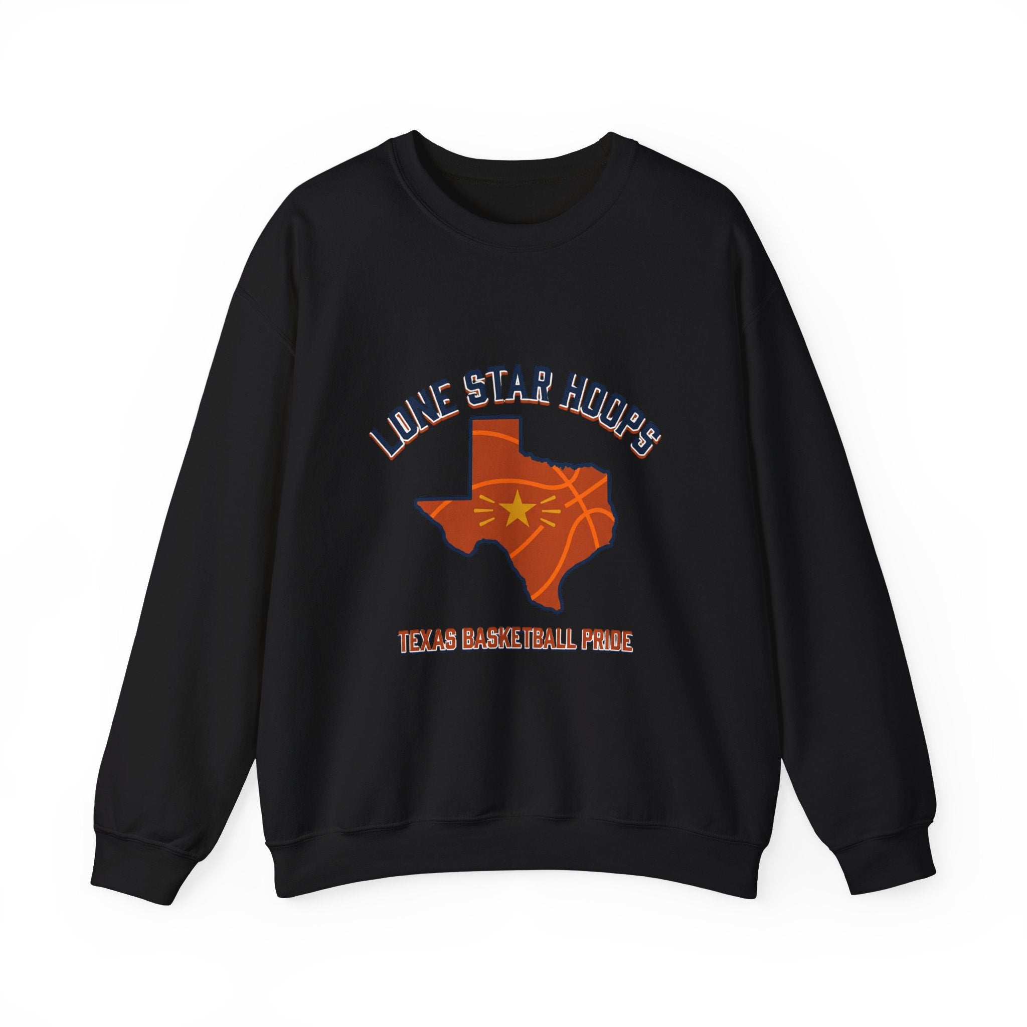 Texas Basketball Pride Sweatshirt | Lone Star Hoops, Western Varsity Retro