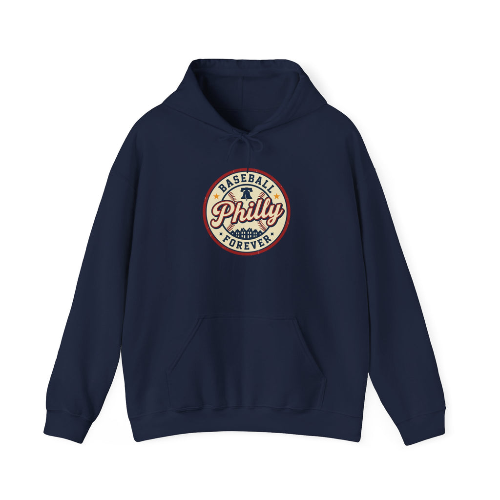 Philly Baseball Vintage Script Hoodie | City Pride, Athletic Retro