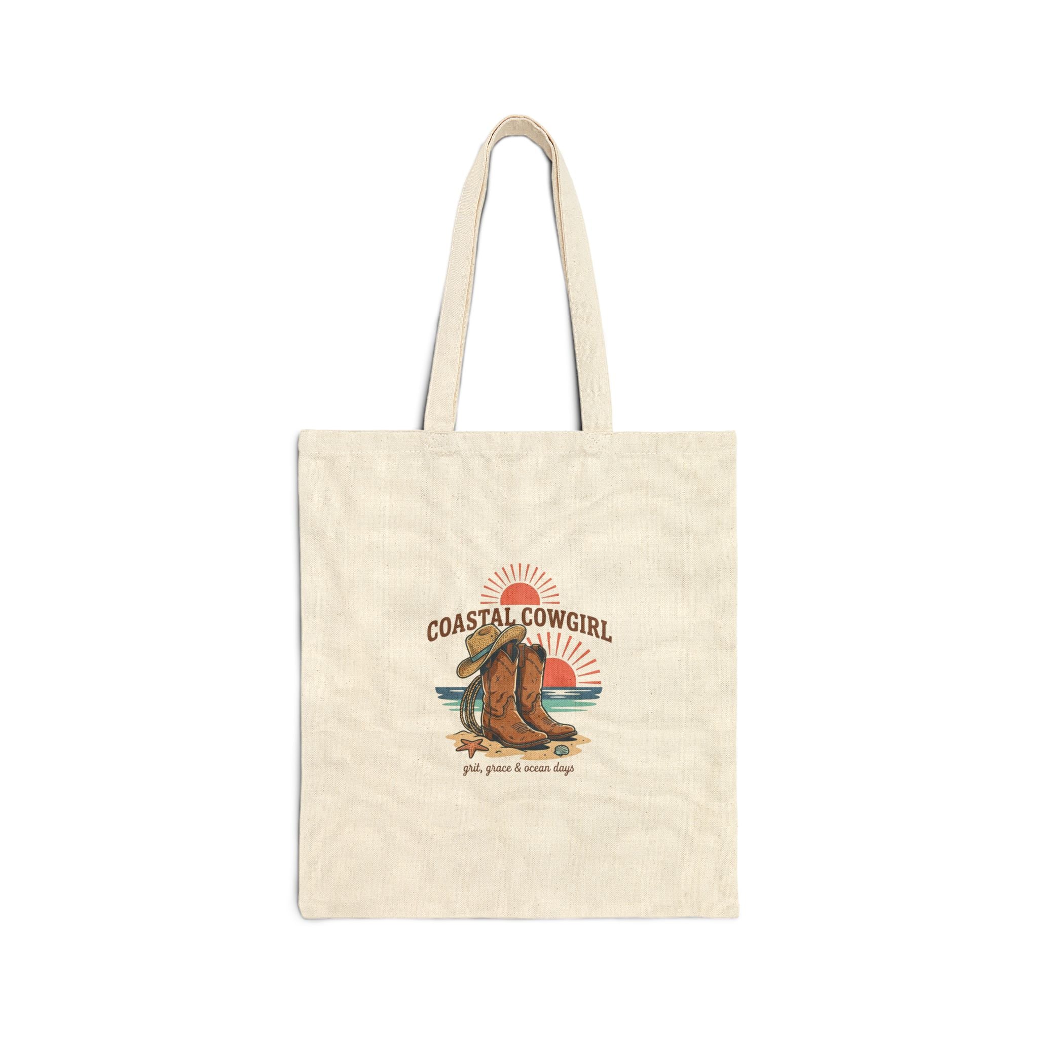 Coastal Cowgirl Tote | western ranch rustic prairie canvas