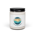 Sea Breeze Soy Candle | Coastal Aesthetic, Pastel Blue Beach Vibes