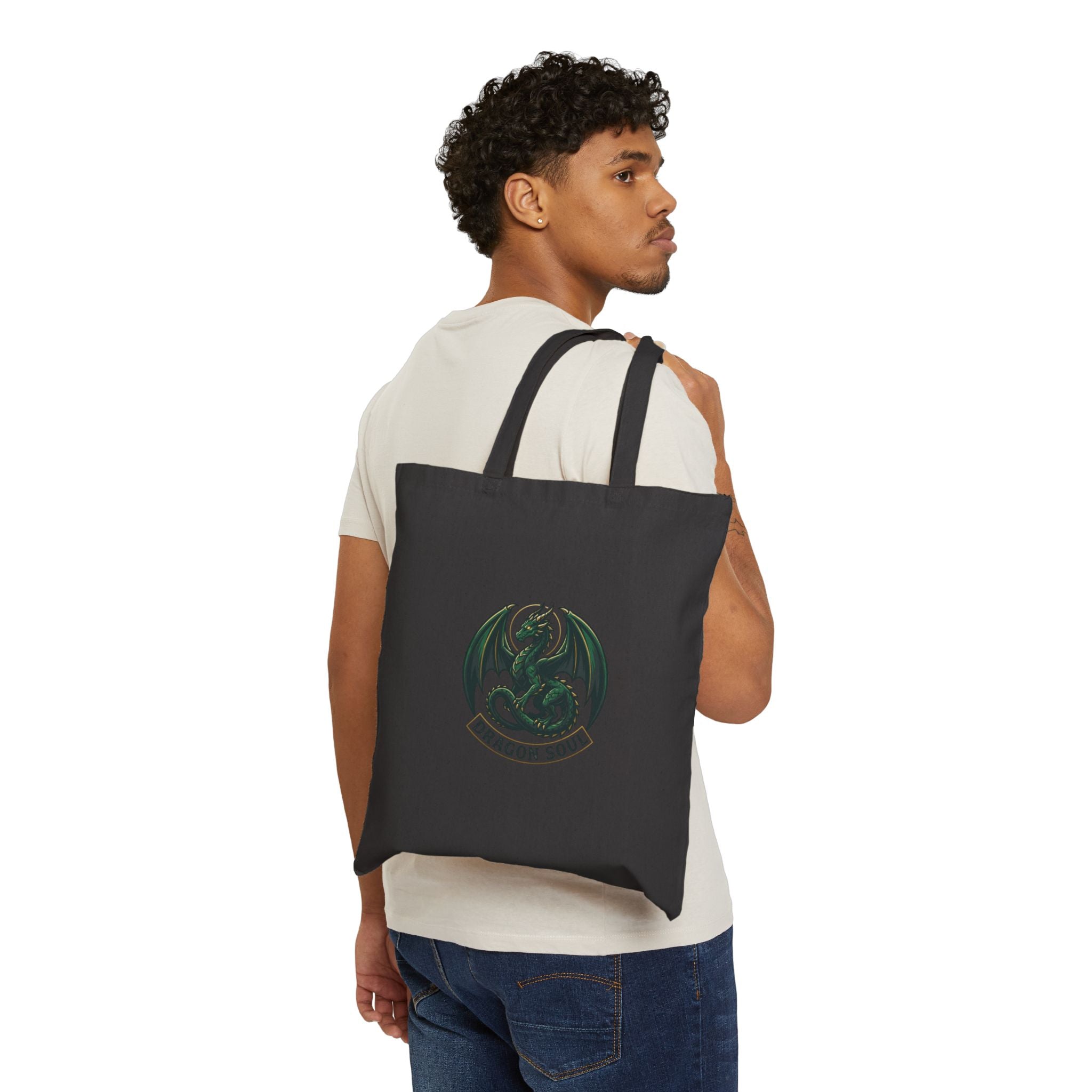Dragon Soul Tote | dragon, fantasy art, mythical creature, tattoo style