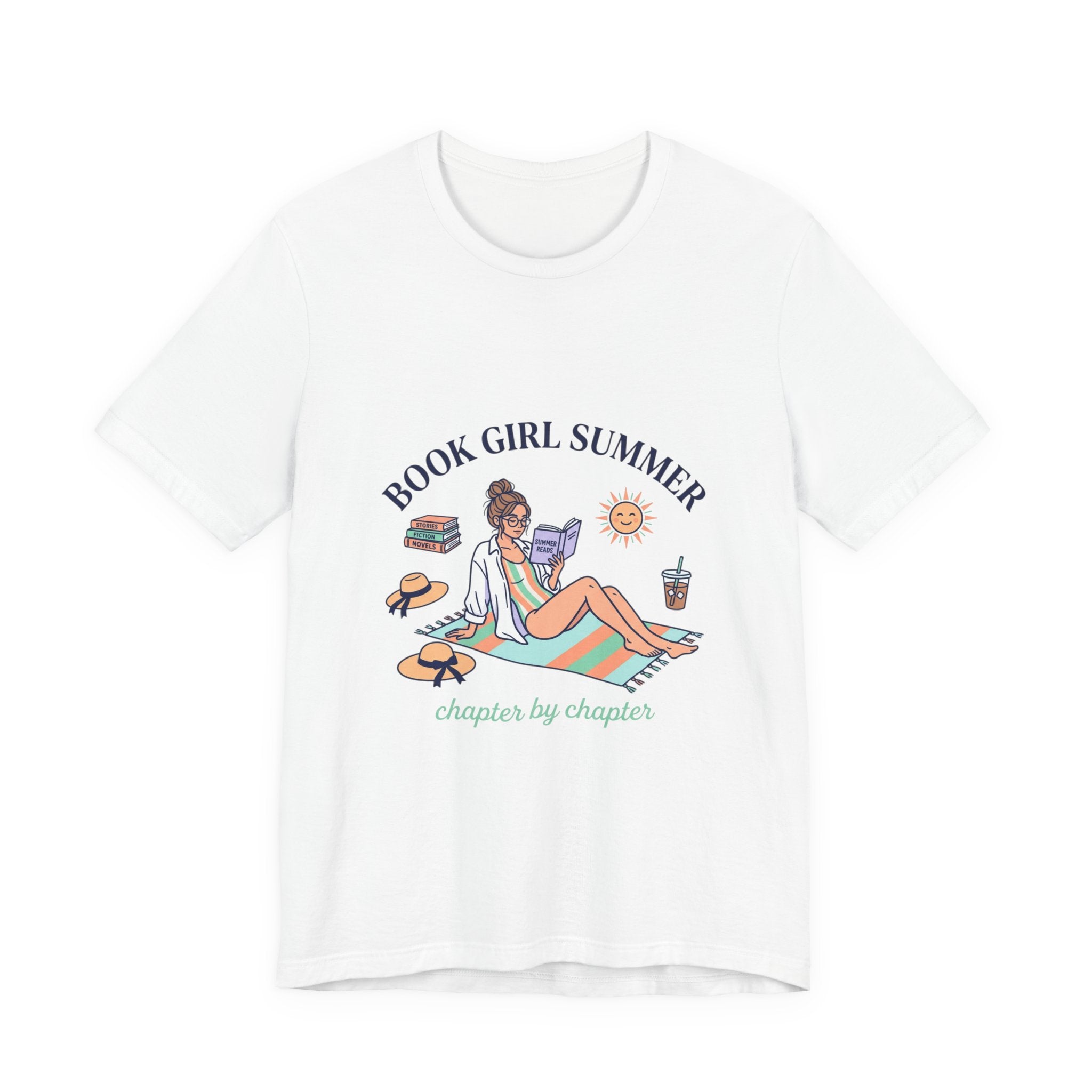 Book Girl Summer Tee | bookish, beach reads, reading aesthetic