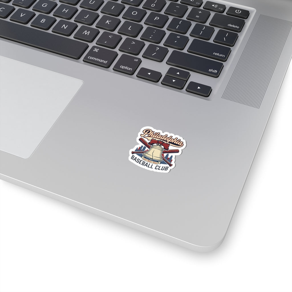 Philadelphia Baseball Club Kiss-Cut Sticker | vintage script, city pride