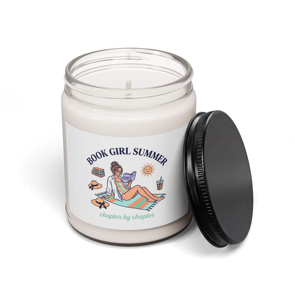 Book Girl Summer Candle | Scented Soy Candle, Bookish Beach Reads, BookTok Aesthetic