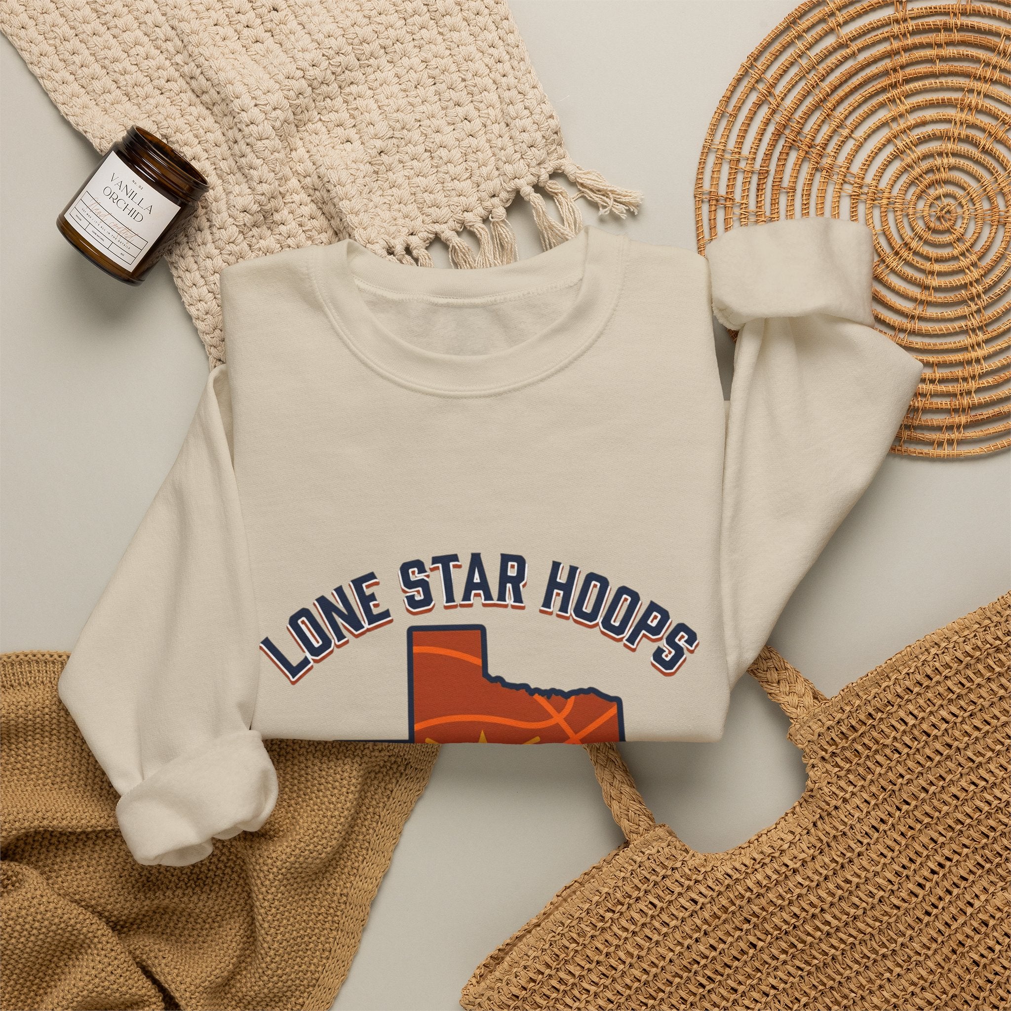Texas Basketball Pride Sweatshirt | Lone Star Hoops, Western Varsity Retro