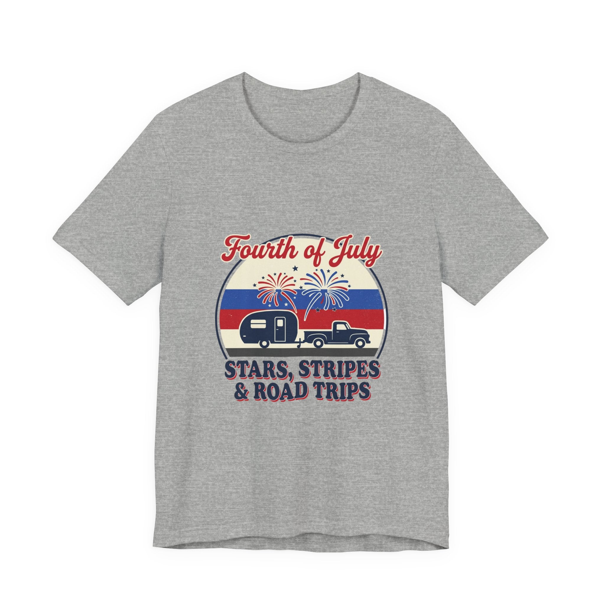 Fourth of July Stars & Stripes Road Trips Tee | vintage USA, Americana