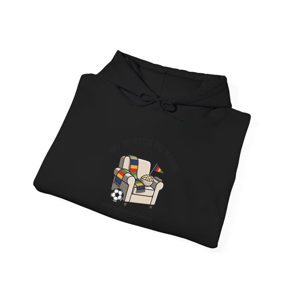 Off to Watch the Match Hoodie | soccer watch party, cozy hoodie, country colors