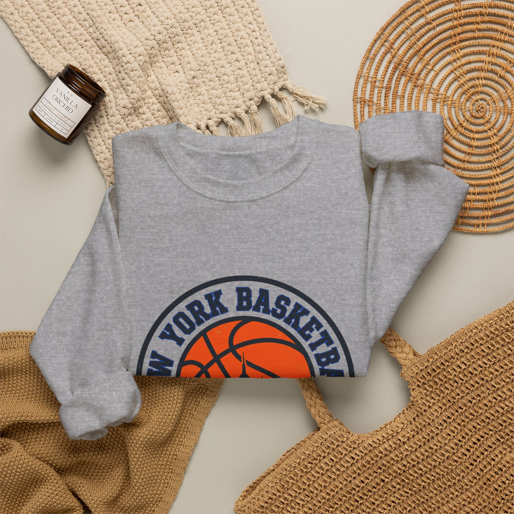 New York Basketball Crest Sweatshirt | city basketball, varsity