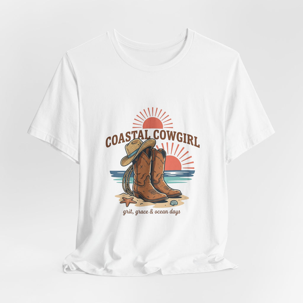 Coastal Cowgirl Boots Tee | western, ranch, vintage