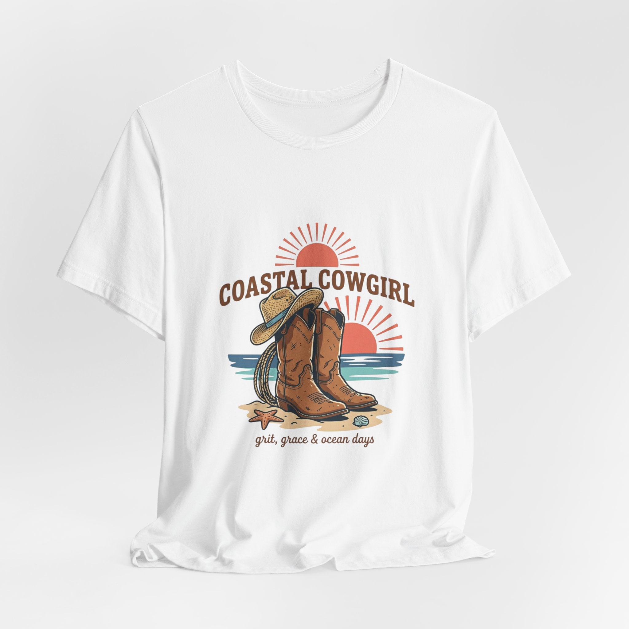 Coastal Cowgirl Boots Tee | western, ranch, vintage