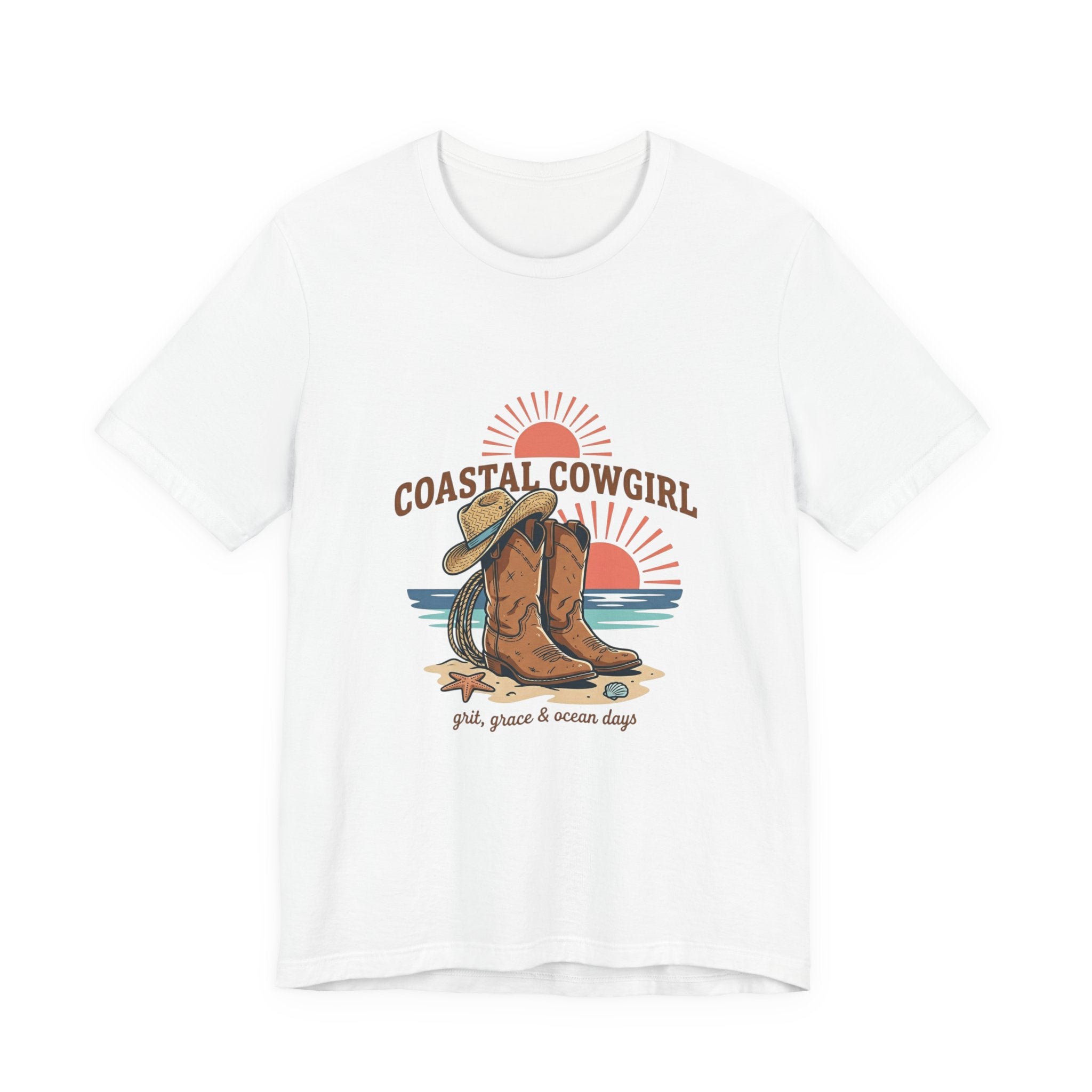 Coastal Cowgirl Boots Tee | western, ranch, vintage