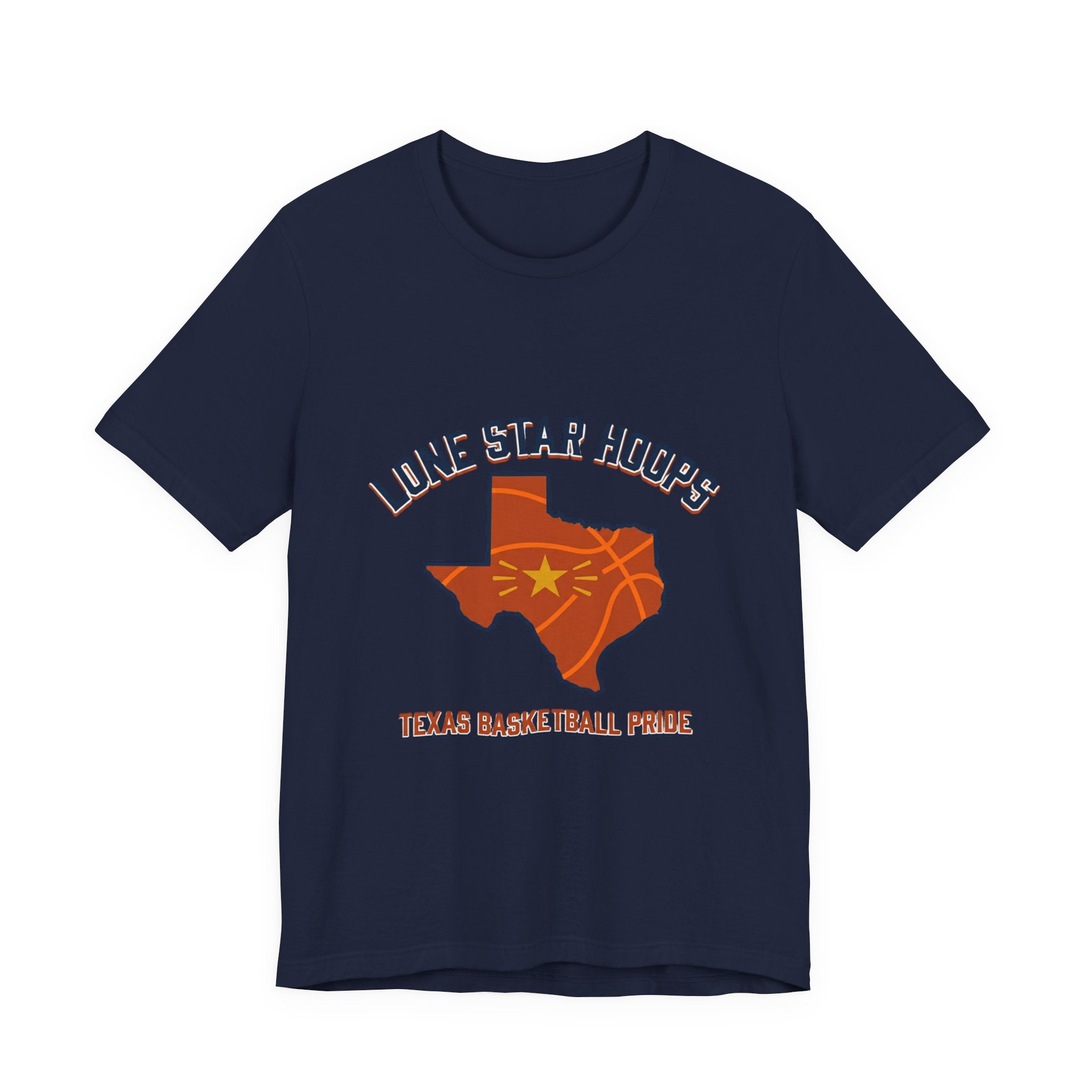 Texas Basketball Pride Tee | Lone Star hoops, varsity retro, western basketball