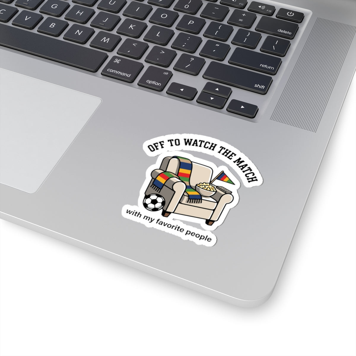Off to Watch the Match Sticker | Soccer Watch Party, Country Colors