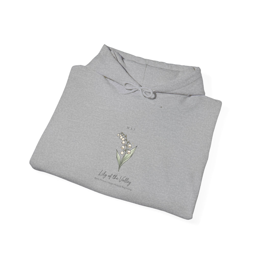 Birth Month Flower Hoodie | Personalized Botanical, Watercolor Line Art