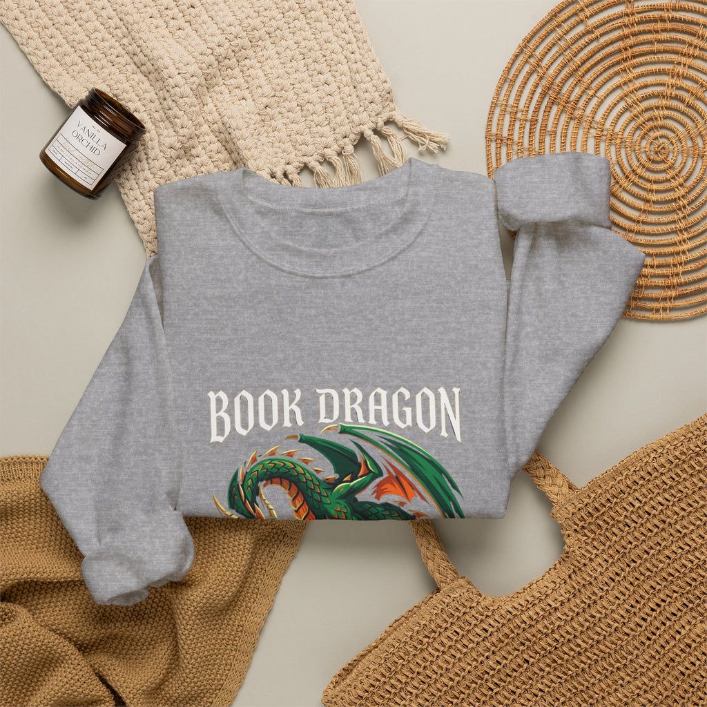 Guardian Dragon Crewneck Sweatshirt | fantasy art, tattoo style