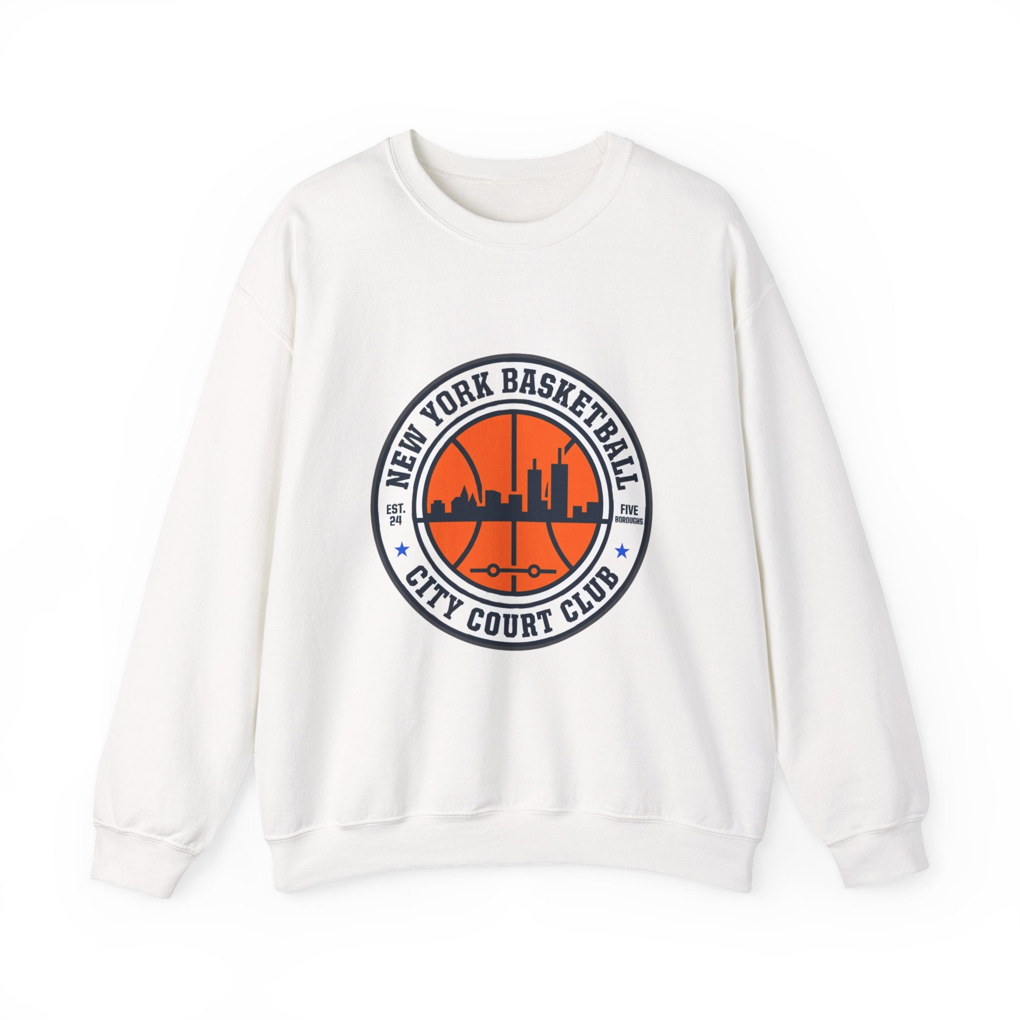 New York Basketball City Court Club Crewneck, varsity, streetwear