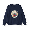 Retro VW Camper Fourth of July Sweatshirt | vintage USA, red white blue