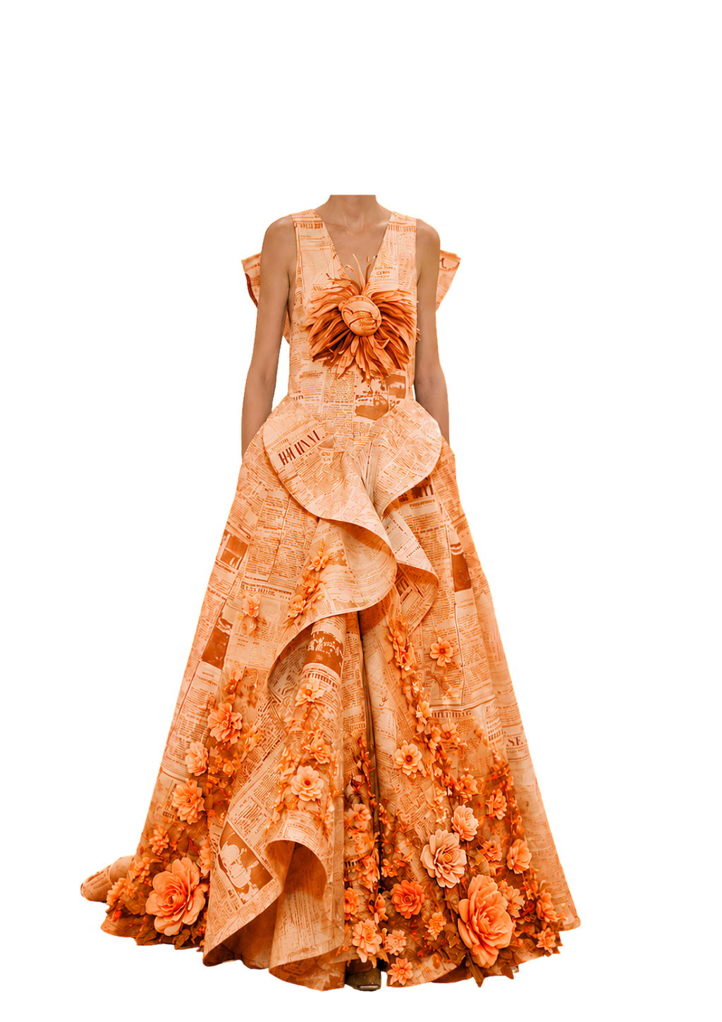 Floral Flamenco Racerback Dress - Yellow Rose Ruffle Bodycon