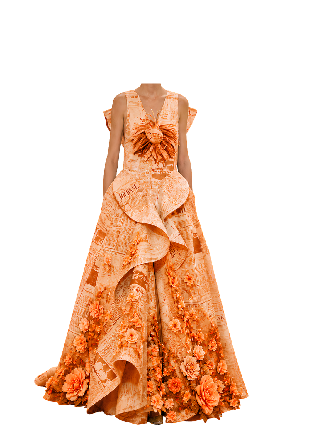 Floral Flamenco Racerback Dress - Yellow Rose Ruffle Bodycon