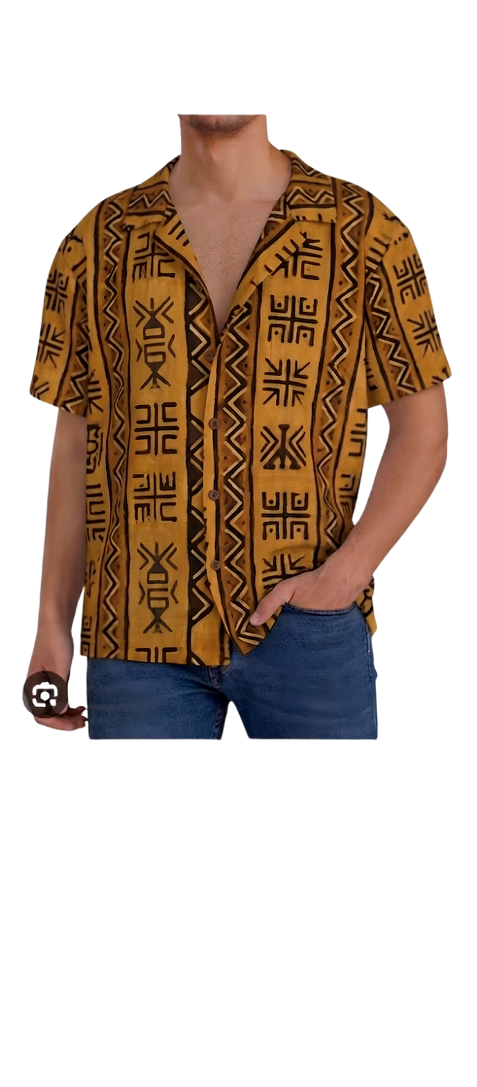 T-Shirt — Cute Yellow Dog Graphic Tee (Small Chest Print)