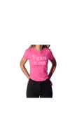 Figure It Out Boxy Tee — Women's Casual Graphic T‑Shirt