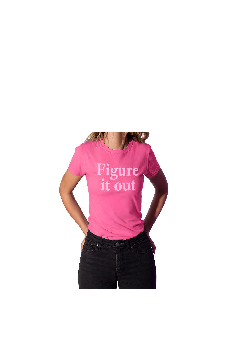 Figure It Out Boxy Tee — Women's Casual Graphic T‑Shirt