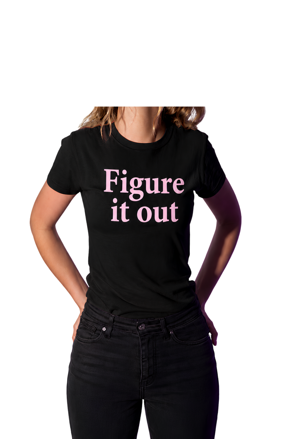 Figure It Out Boxy Tee — Women's Casual Graphic T‑Shirt