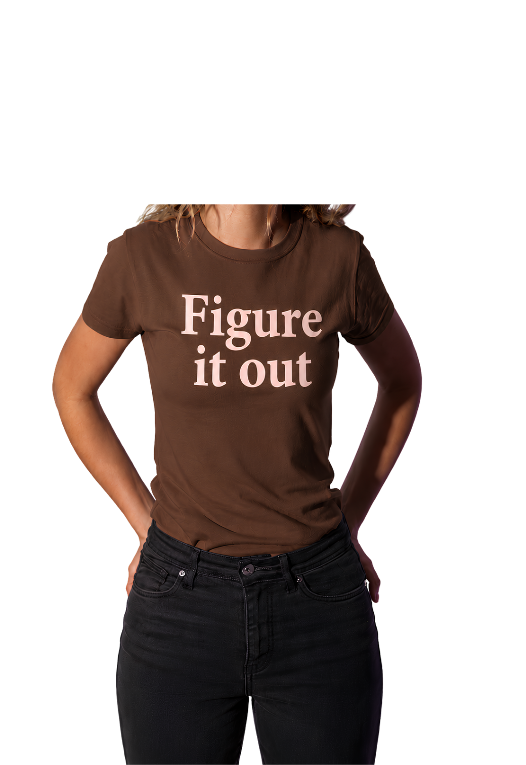 Figure It Out Boxy Tee — Women's Casual Graphic T‑Shirt