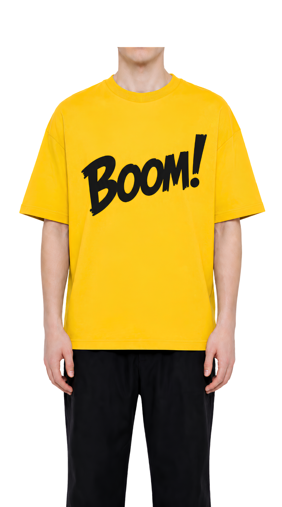 Boom! Graphic Tee — Minimalist Pop Art Shirt