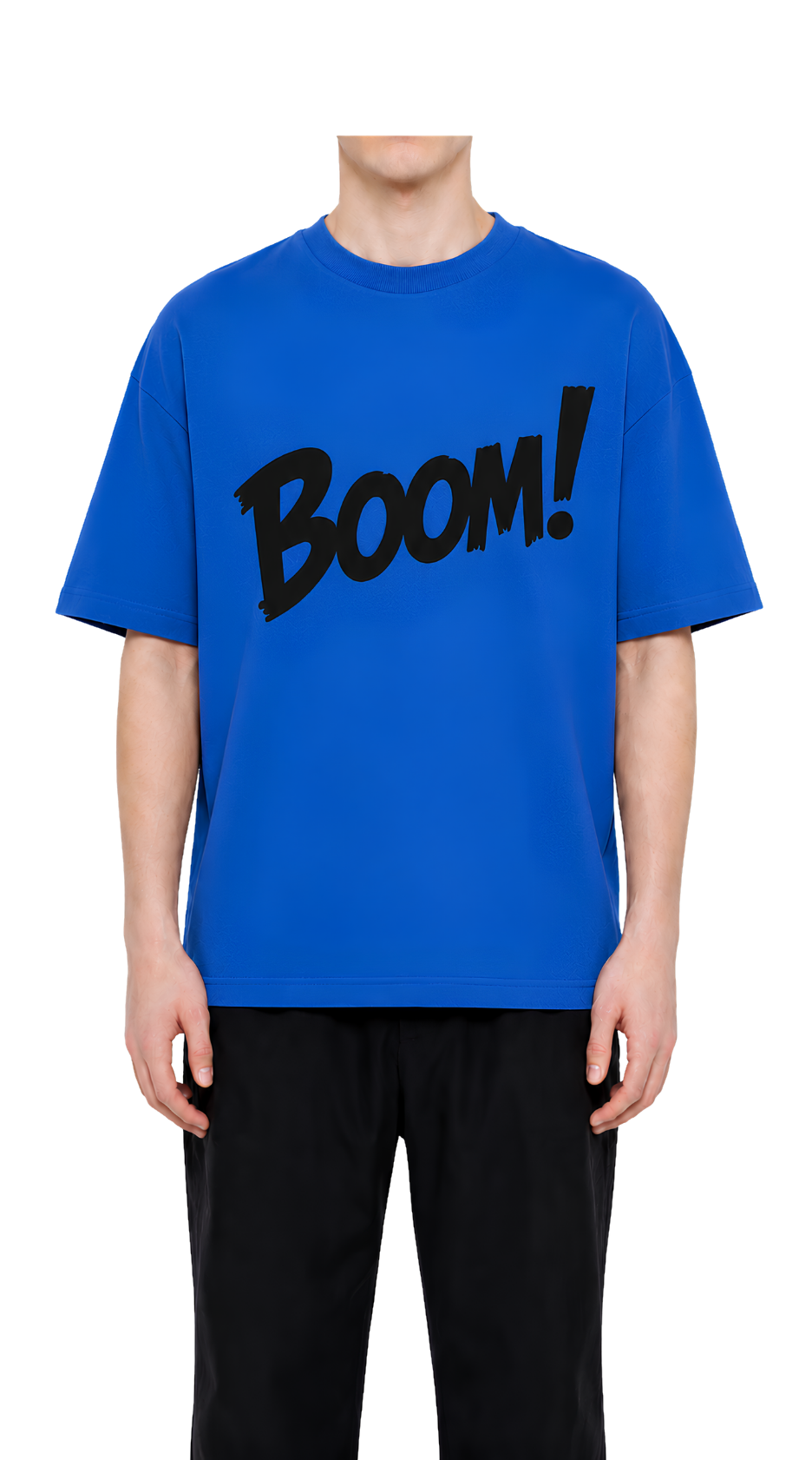 Boom! Graphic Tee — Minimalist Pop Art Shirt