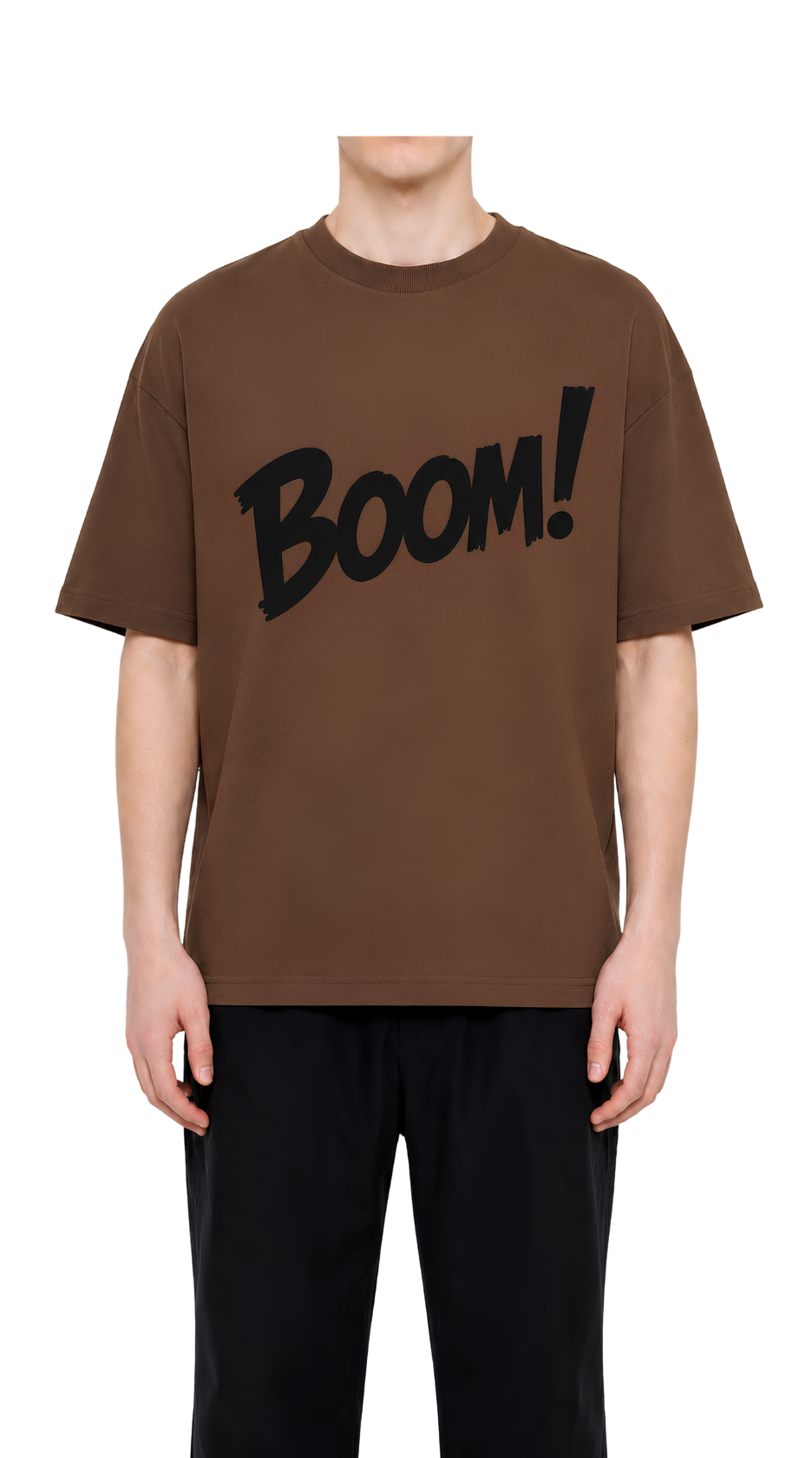 Boom! Graphic Tee — Minimalist Pop Art Shirt