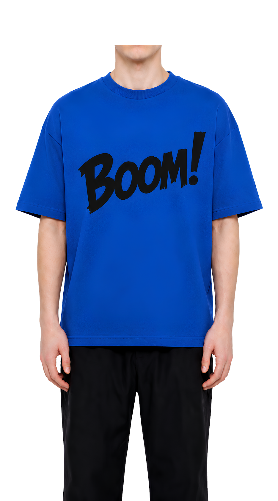 Boom! Graphic Tee — Minimalist Pop Art Shirt