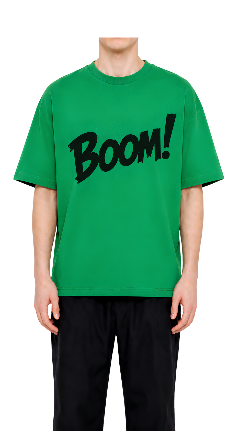 Boom! Graphic Tee — Minimalist Pop Art Shirt