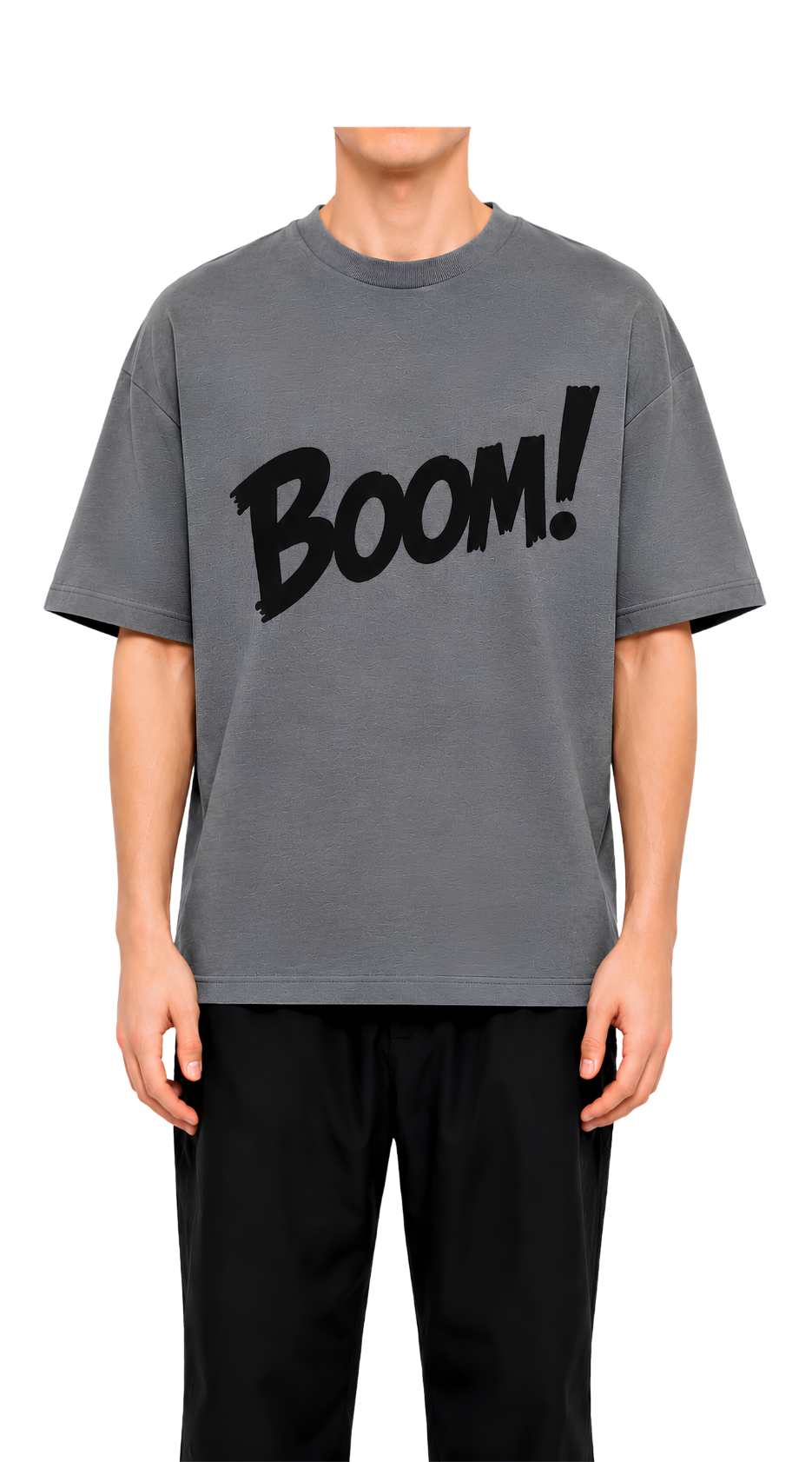 Boom! Graphic Tee — Minimalist Pop Art Shirt
