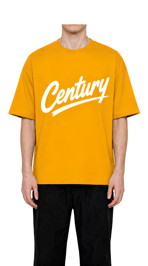 Cent ury Script T-Shirt — Retro Script Logo Tee