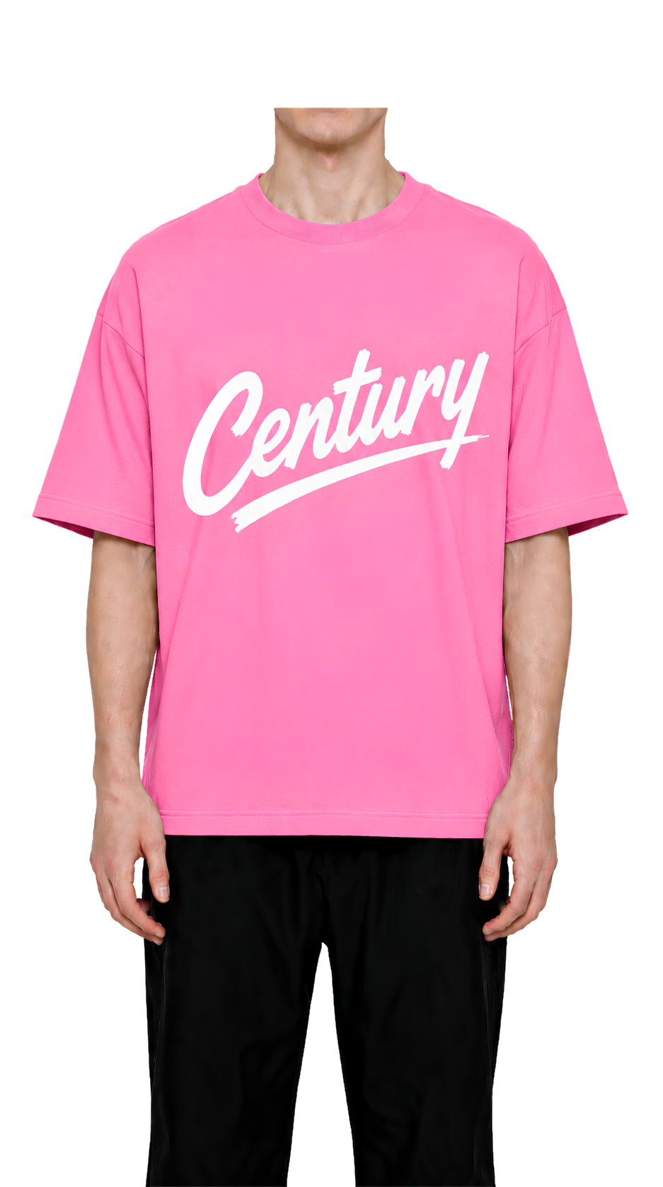Cent ury Script T-Shirt — Retro Script Logo Tee