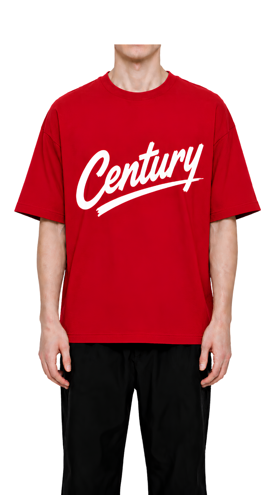 Cent ury Script T-Shirt — Retro Script Logo Tee