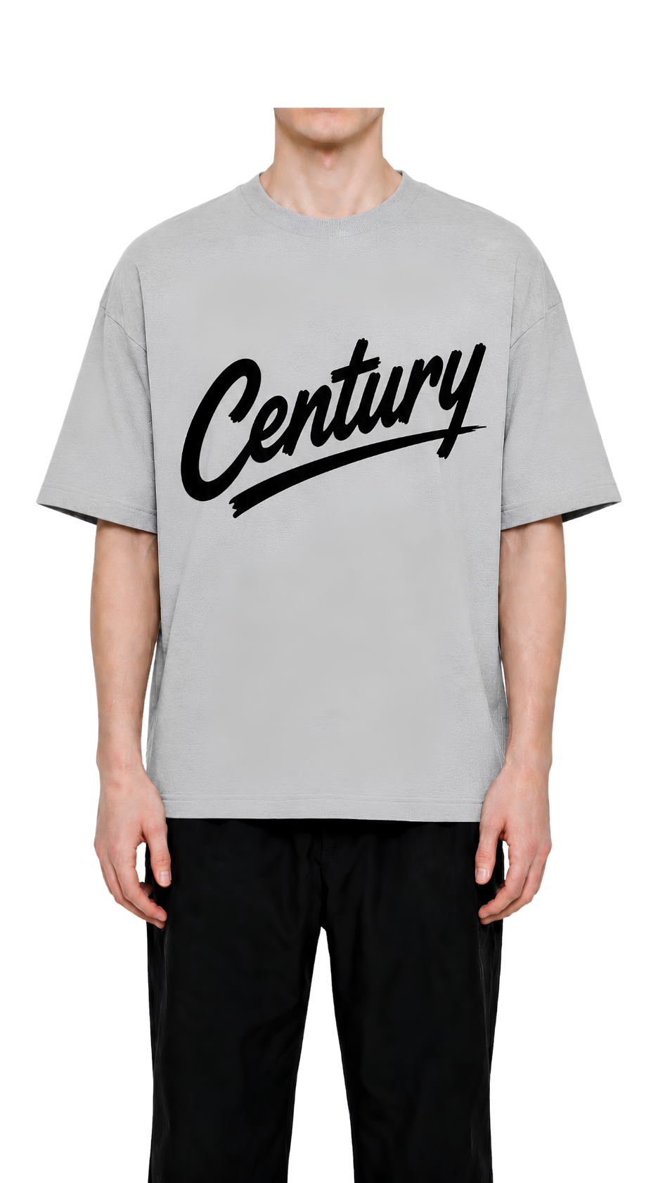 Cent ury Script T-Shirt — Retro Script Logo Tee