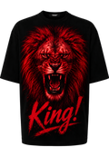 King Red Mask T-Shirt — Graphic Horror Streetwear Tee